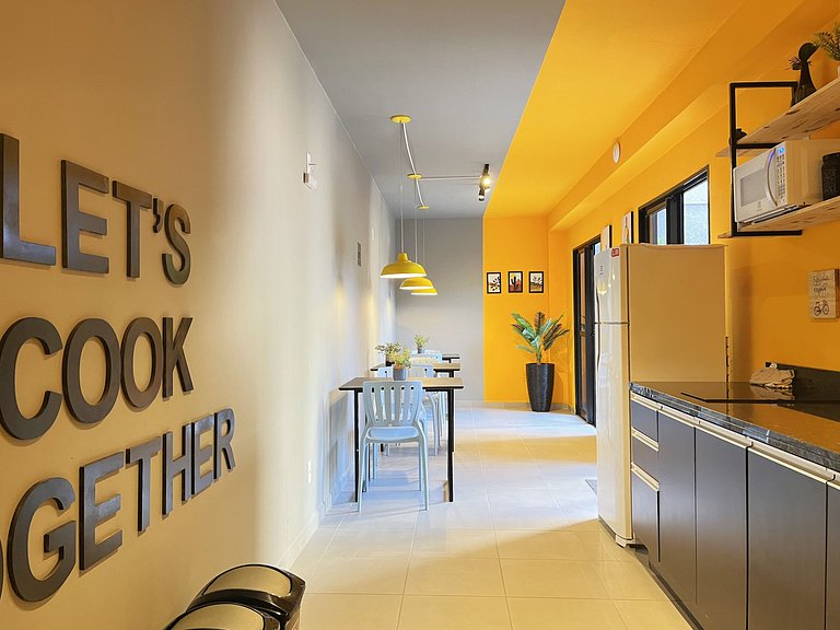 Estúdio One Ecovile: Coworking, Cozinha Compartilhada e Vist