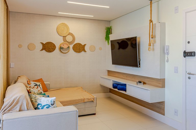 Apartamento 7 pessoas Frente Mar - Piçarras