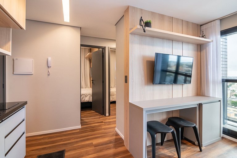 Apartamento 2 quartos | Vibe Batel | Perto de tudo