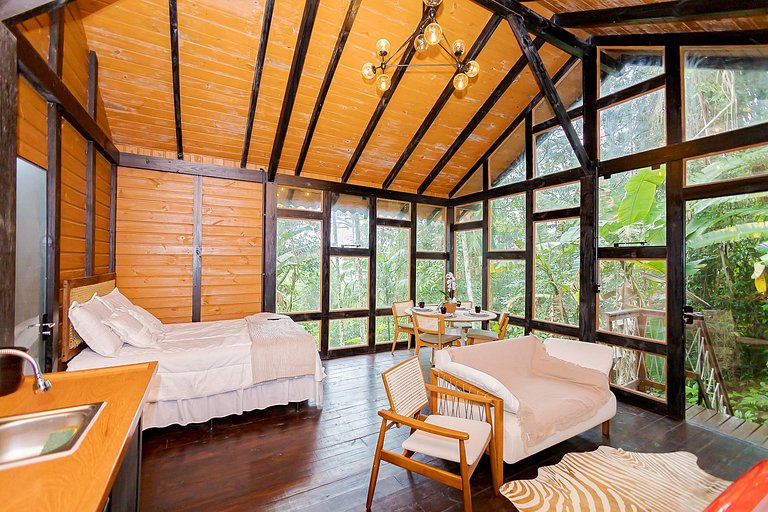 Incrível experiência em meio à Natureza - Cabana