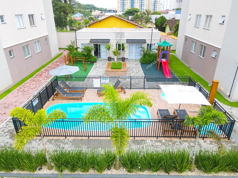 Santorini Home Club | 250m da praia central | Piçarras