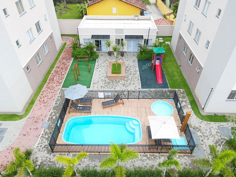 Santorini Home Club | 250m da praia central | Piçarras