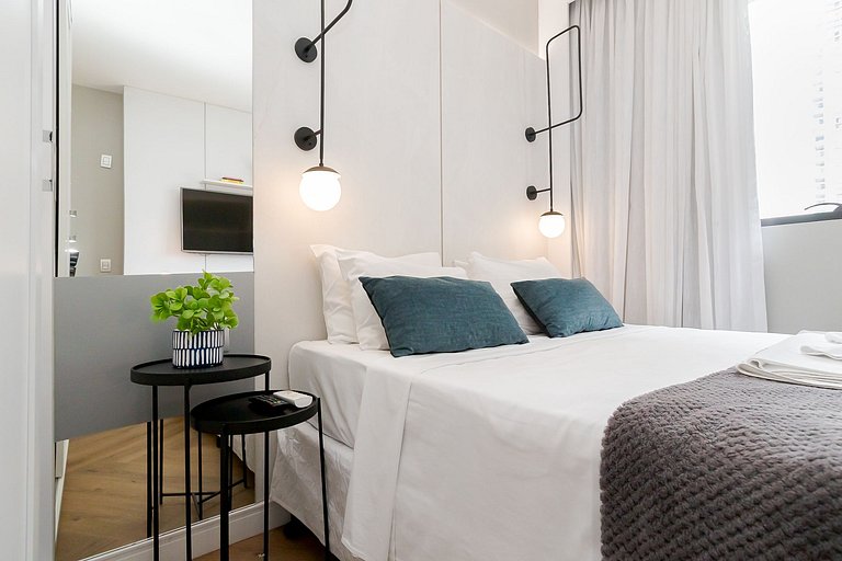 Helbor Stay | Quarto moderno e sofisticado | C161