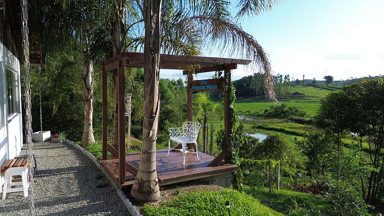Sitio localizado na região de Guaramirim