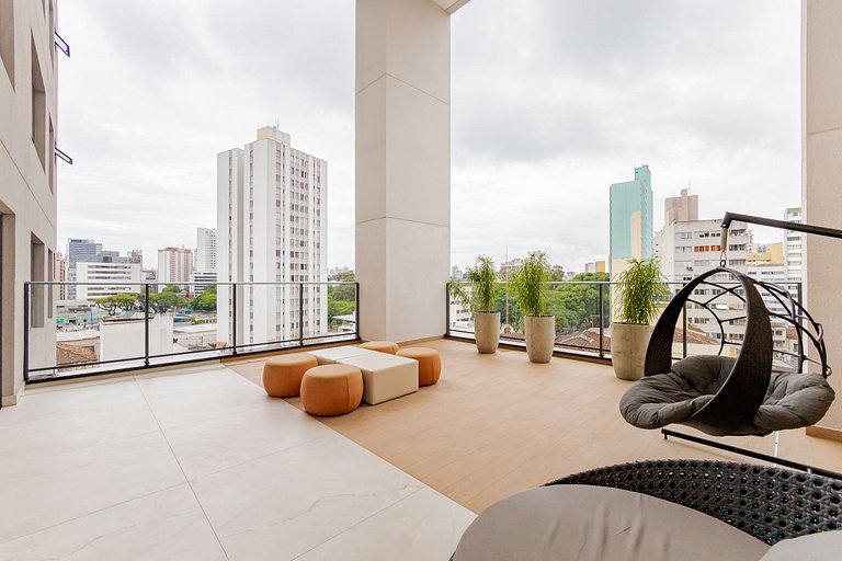 Centro | Estúdio com Piscina e Garagem | C229