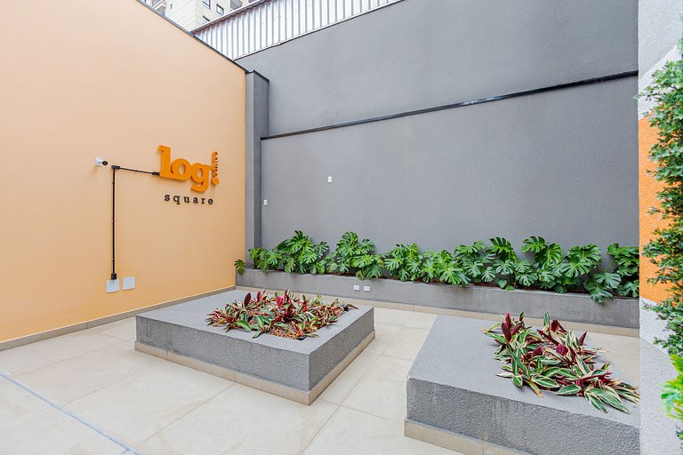 Log! | Rooftop com vista, coworking, garagem e localização i