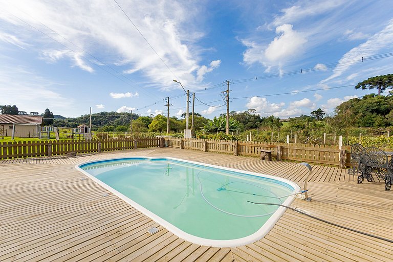 Paz | Natureza | Piscina | Chalé Bem-te-vi | C231