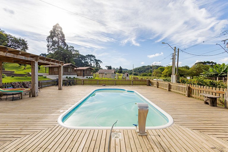 Natureza | Piscina | Chalé Gralha Azul | C237