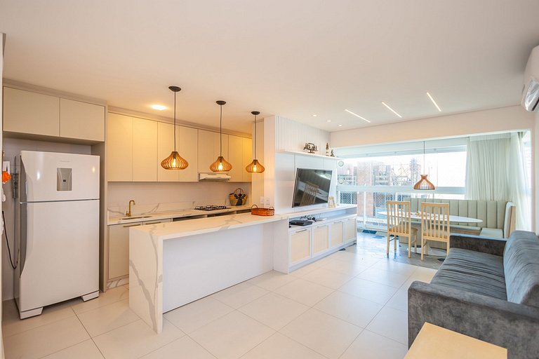 Venice Home Clube | Beira-Mar com Varanda Gourmet
