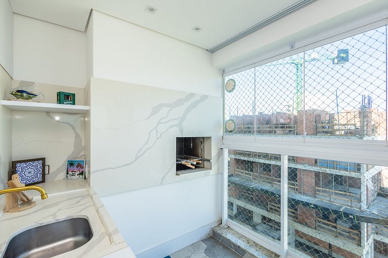 Venice Home Clube | Beira-Mar com Varanda Gourmet
