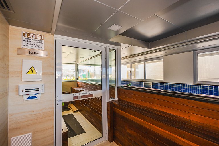 Latitude 26° | 50m da Praia | Vista pro Mar | P258