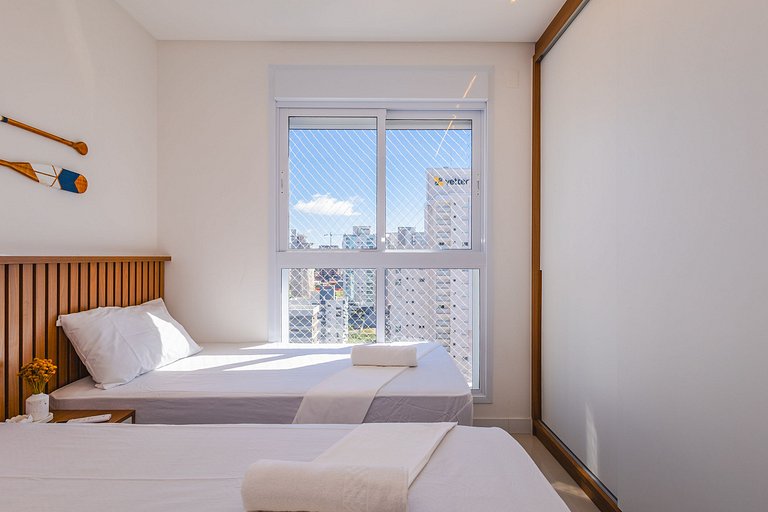 Latitude 26° | 50m da Praia | Vista pro Mar | P258