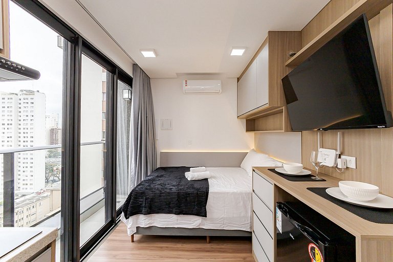 Diamond Tower | Batel | Studio com Varanda | C281