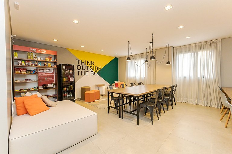 One House – Academia, Piscina e Coworking | Gonzaga Stays