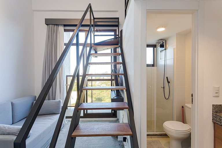 Eco Smart | Estúdio com Mezanino e Garagem | G014