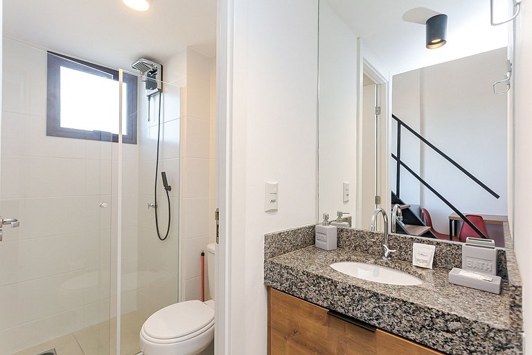 Eco Smart | Estúdio com Mezanino e Garagem | G014