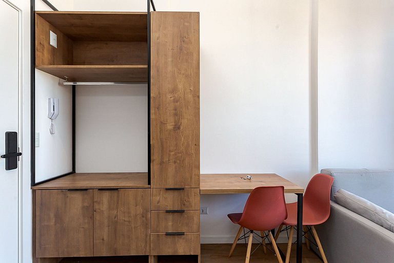 Eco Smart | Estúdio com Mezanino e Garagem | G014