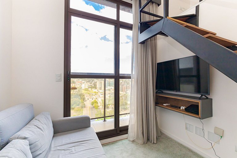 Eco Smart | Estúdio com Mezanino e Garagem | G014