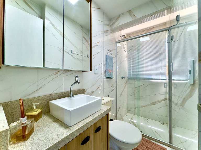 Beira-mar Piçarras | Vista Panorâmica | 3 Quartos