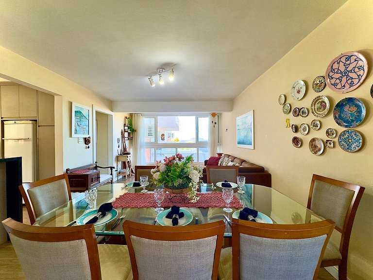 Beira-mar Piçarras | Vista Panorâmica | 3 Quartos