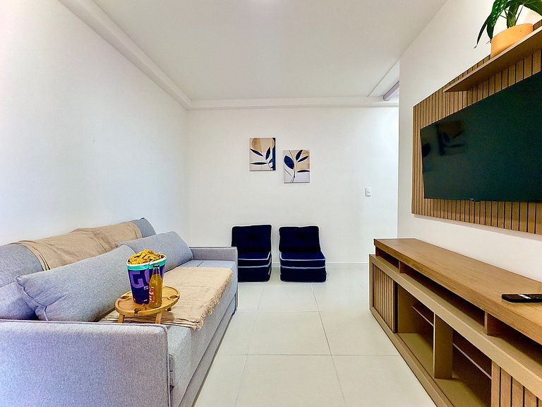 Atlântico Beach Club | Próximo à Praia | 2 Quartos