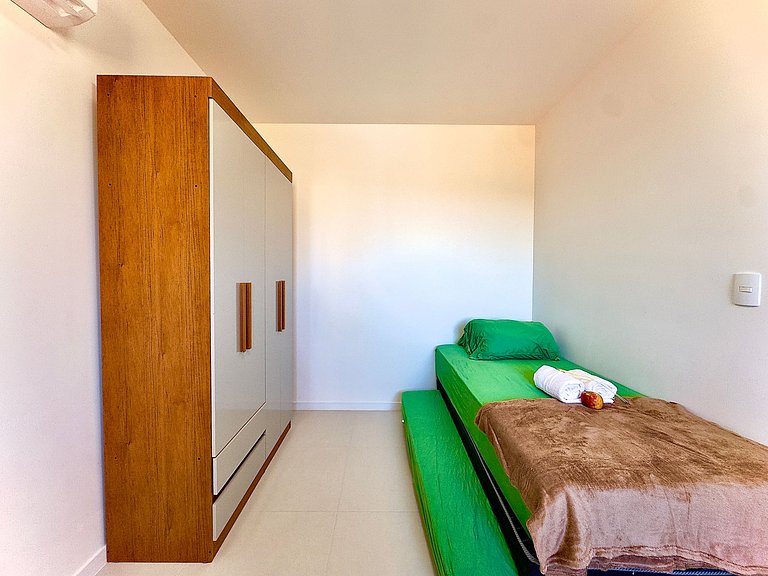 Atlântico Beach Club | Próximo à Praia | 2 Quartos