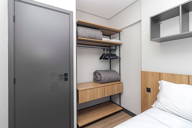 Vibe Batel | 2 Quartos | Estúdio Deluxe | G020