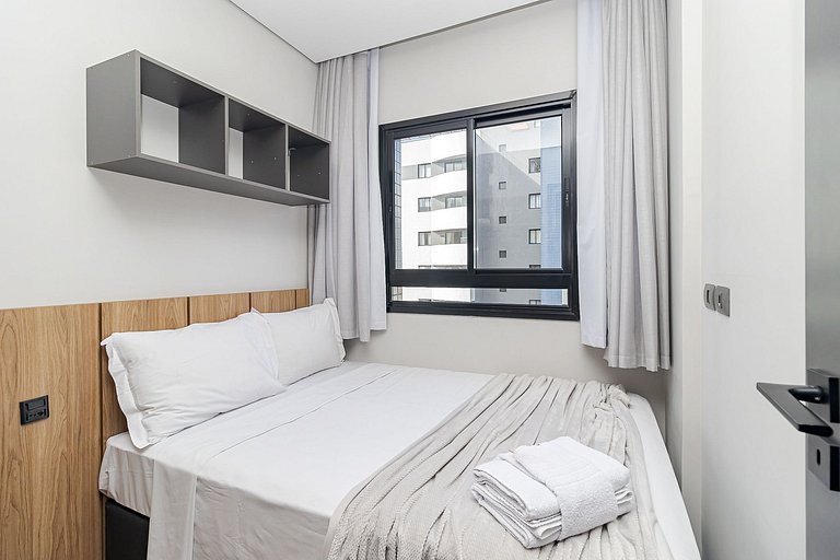 Vibe Batel | 2 Quartos | Estúdio Deluxe | G020