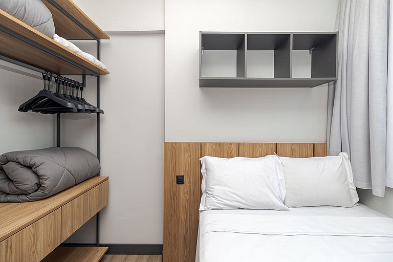 Vibe Batel | 2 Quartos | Estúdio Deluxe | G020