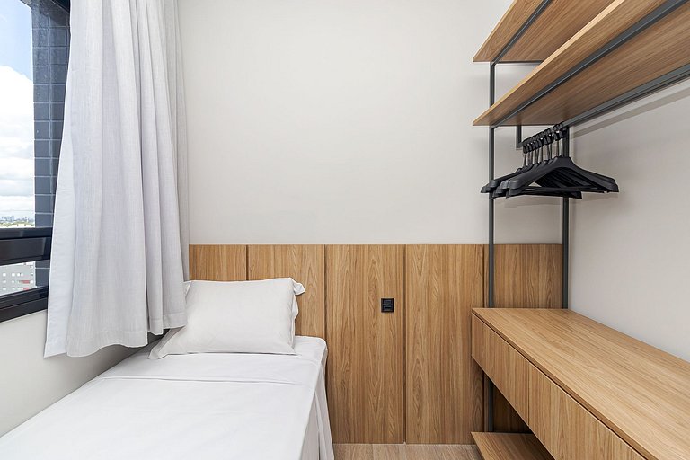 Vibe Batel | 2 Quartos | Estúdio Deluxe | G020