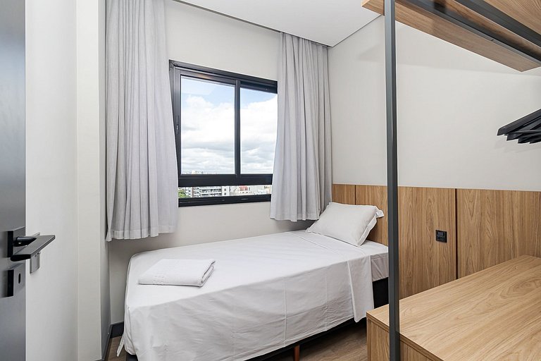 Vibe Batel | 2 Quartos | Estúdio Deluxe | G020