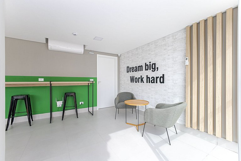 Studio Moderno no Manhattan Tower - G039