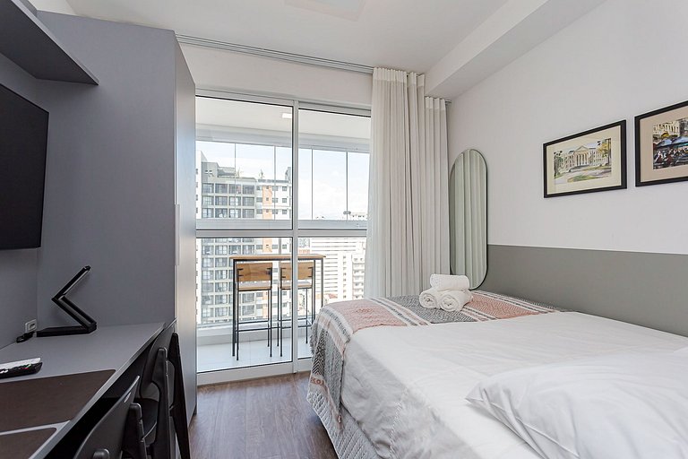 Studio Moderno no Manhattan Tower - G039